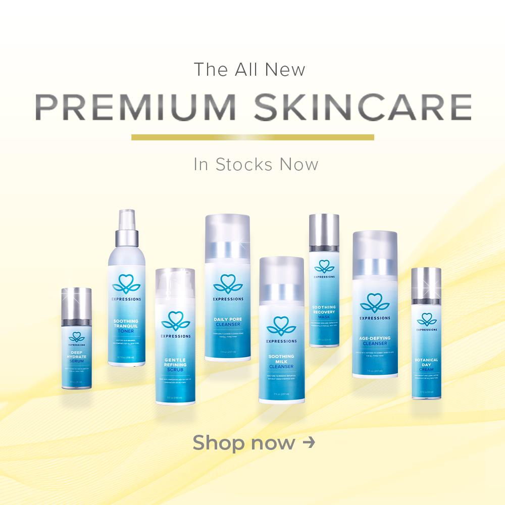 The new premium skincare is in stocks by expressions.co